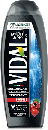 Doccia shampoo uomo Energy&Sport VIDAL