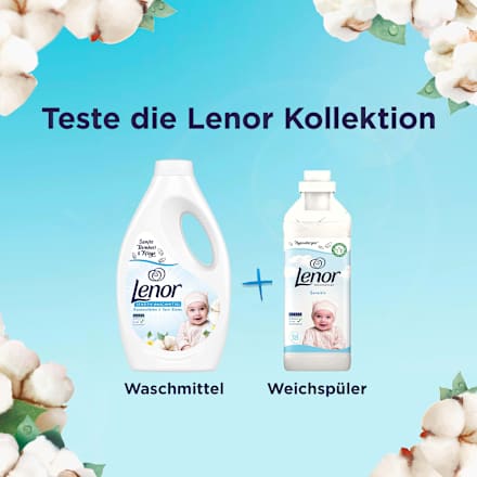 Vollwaschmittel sensitiv flüssig  Lenor