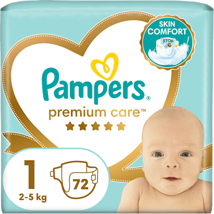 Pieluchy Premium Care rozmiar 1, 2-5 kg Pampers Premium Care