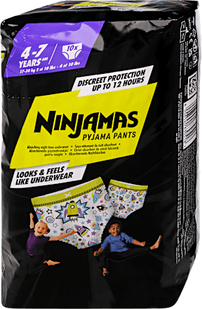 Ninjamas pants, bugyipelenka, 17-30 kg, űr Ninjamas