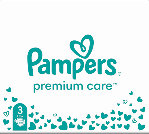 pleny, měsíční box, velikost 3 Pampers Premium Care
