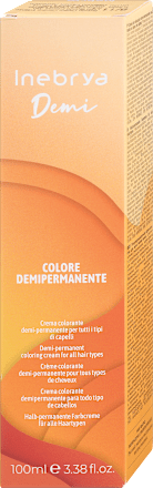 Pol-trajna barva za lase Demi, 8/11 Intenzivno pepelnato svetlo blond  Inebrya