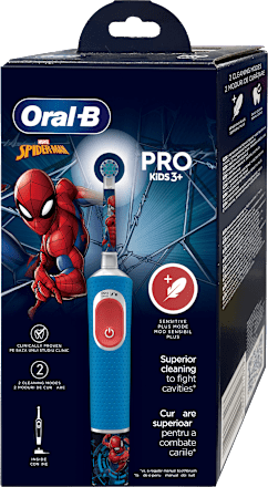 PRO KIDS SPIDER-MAN dečija električna četkica za zube, 3+ godina Oral-B