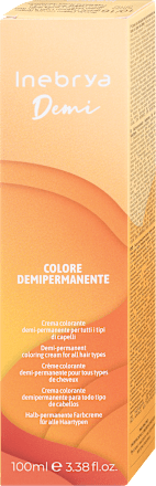 Pol-trajna barva za lase Demi, 10/16 Platinasto blond svetlo pepelnato rdeča Inebrya