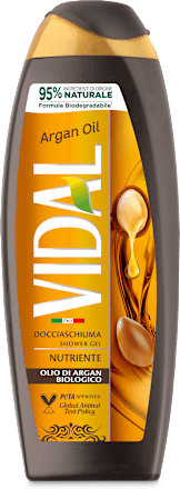 Docciaschiuma all'olio di argan VIDAL