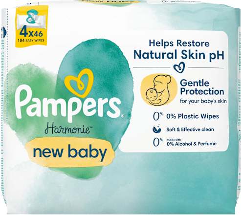 Chusteczki Harmonie New Baby (4x46) Pampers Harmonie
