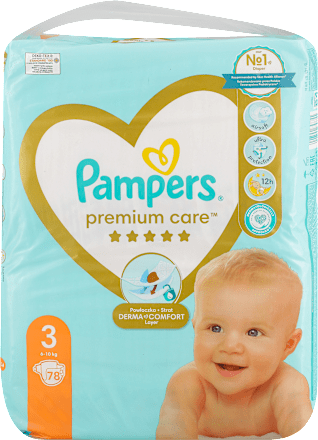 Pelene, veličina 3 (6- 10 kg) Pampers premium care