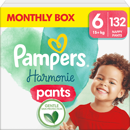 Plienkové nohavičky veľkosť 6 (15+ kg) Monthly Box Pampers Harmonie