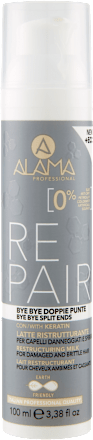 Repair Latte ristrutturante bye bye doppie punte capelli daneggiati e sfibrati ALAMA PROFESSIONAL