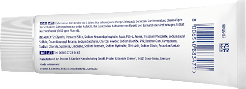 Zahnpasta 3D White Luxe Aktivkohle blend-a-med