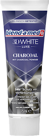 Zahnpasta 3D White Luxe Aktivkohle blend-a-med