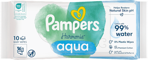 Nedves törlőkendő, Aqua Pampers Harmonie