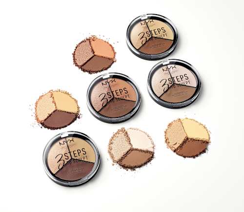 Contouringpuder 3 Steps to Sculpt Light 02 NYX PROFESSIONAL MAKEUP