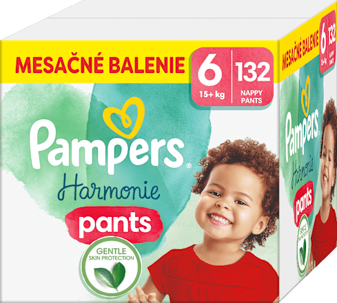 Plienkové nohavičky veľkosť 6 (15+ kg) Monthly Box Pampers Harmonie