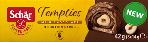 Haselnusspralinen Tempties Glutenfrei Schär