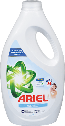 Tekoči detergent za pranje perila Sensitive Skin Clean & Fresh ARIEL