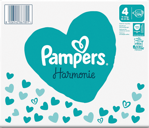 Windeln Harmonie Gr.4 Maxi (9-14 kg), Monatsbox Pampers Harmonie