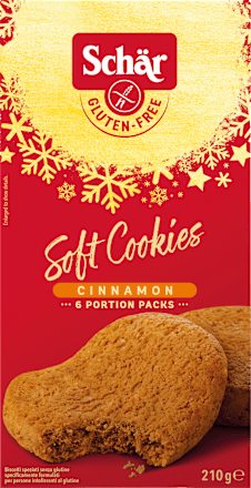 Cookies, Soft Cinnamon, glutenfrei Schär