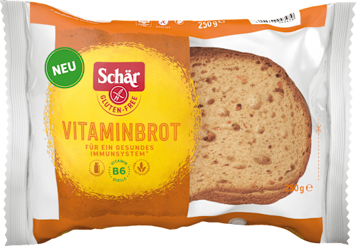 Brot, Vitaminbrot (5 Stück), glutenfrei Schär
