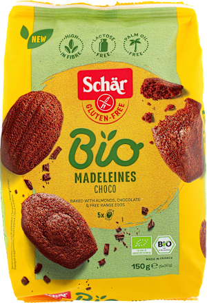 Bezglutenowe ciastka BIO Madeleines Chocko Schär