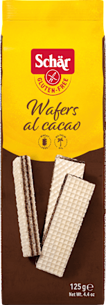 Waffeln Wafers Al Cacao mit Kakaofüllung Glutenfrei Schär