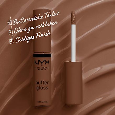 Lipgloss Butter 49 Fudge Me  NYX PROFESSIONAL MAKEUP
