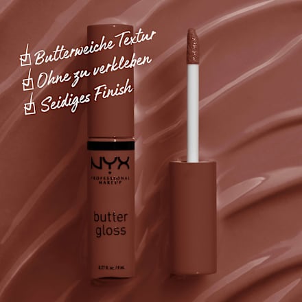 Lipgloss Butter 51 Brownie Drip  NYX PROFESSIONAL MAKEUP