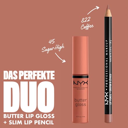 Lipgloss Butter 45 Sugar High  NYX PROFESSIONAL MAKEUP