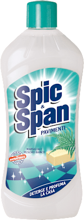 Detersivo pavimenti muschio bianco Spic & Span