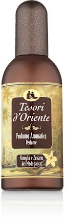 Profumo aromatico Vaniglia e Zenzero del Madagascar Tesori d'Oriente