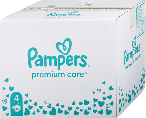 Plenice velikost 4 (9-14 kg), večje pakiranje Pampers Premium Care