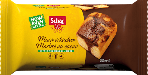 bezlepkový mramorový koláč Schär