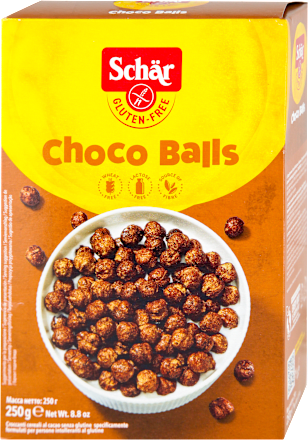 Choco Balls, kukuruzne pahuljice sa kakaom, bez glutena Schär