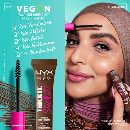 Brow Mascara Thick It Stick It 03 Auburn NYX PROFESSIONAL MAKEUP