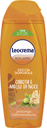 Doccia Doposole carota e mallo di noce Leocrema