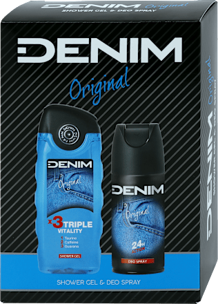 Set gel de duș + deodorant Denim