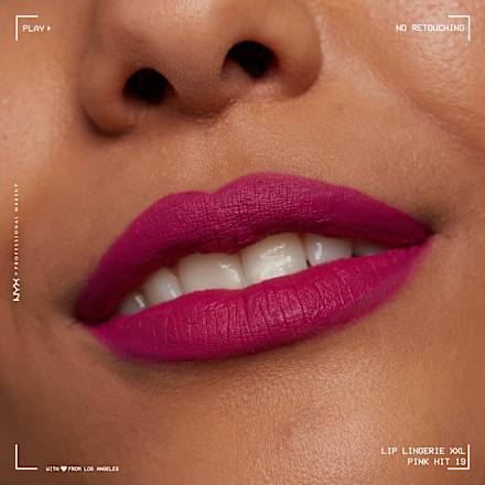 Rúž na pery Lingerie XXL Matte - 19 Pink Hit NYX PROFESSIONAL MAKEUP