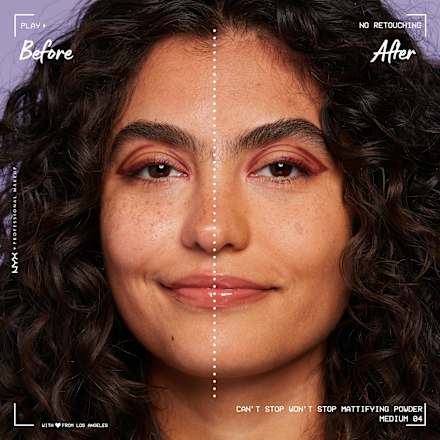 Puder Can't Stop Won't Stop Mattifying Medium 04 NYX PROFESSIONAL MAKEUP