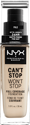 Foundation Can't Stop Won't Stop 24-Hour Pale 01 NYX PROFESSIONAL MAKEUP