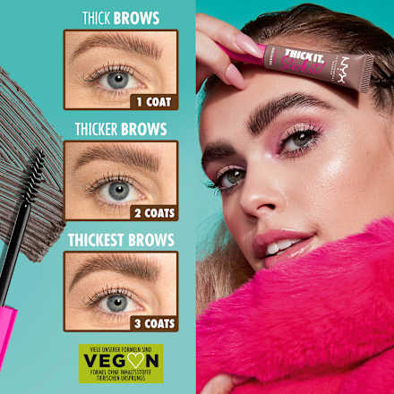 Brow Mascara Thick It Stick It 03 Auburn NYX PROFESSIONAL MAKEUP