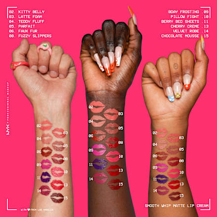 Lippenstift Smooth Whip Matte 01 Pancake Stacks  NYX PROFESSIONAL MAKEUP