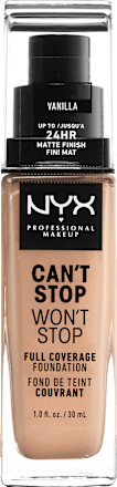 Foundation Can't Stop Won't Stop  06 Vanilla NYX PROFESSIONAL MAKEUP