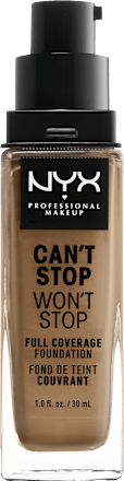 Foundation Can't Stop Won't Stop 24-Hour Caramel 15 NYX PROFESSIONAL MAKEUP