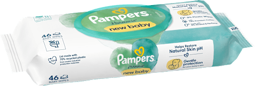 Vlhčené utierky new baby Pampers Harmonie