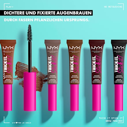 Brow Mascara Thick It Stick It 03 Auburn NYX PROFESSIONAL MAKEUP