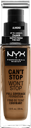Foundation Can't Stop Won't Stop 24-Hour Almond 15.3 NYX PROFESSIONAL MAKEUP