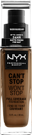 Foundation Can't Stop Won't Stop 24-Hour Warm Mahogany 16.7 NYX PROFESSIONAL MAKEUP