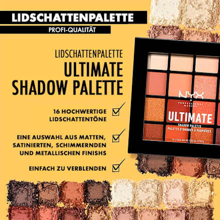 Lidschatten Palette Ultimate 03 Warm Neutrals  NYX PROFESSIONAL MAKEUP