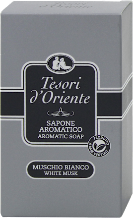Sapone solido aromatico al muschio bianco Tesori d'Oriente