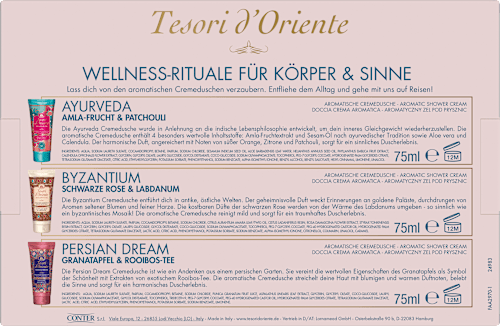 Geschenkset Lass dich verzaubern 3tlg Tesori d'Oriente